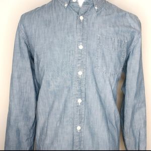 L.L. Bean Denim Long Sleeve Button Up